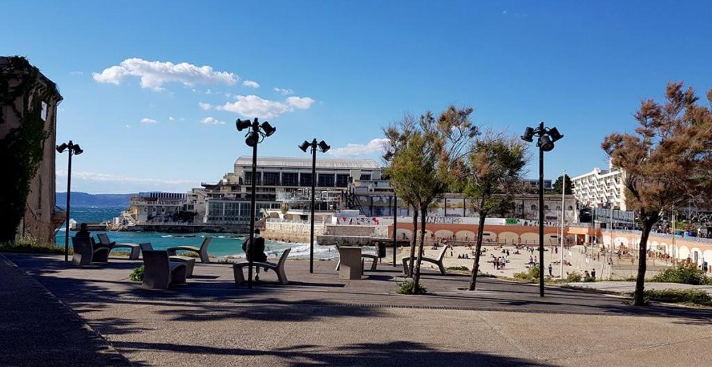 T1 Moderne Plage Des Catalans Marsilia Exterior foto