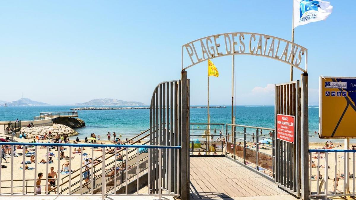 T1 Moderne Plage Des Catalans Marsilia Exterior foto