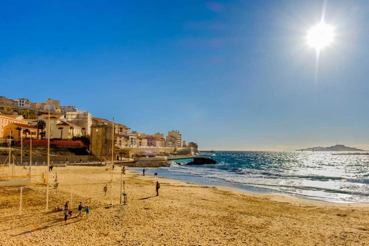 T1 Moderne Plage Des Catalans Marsilia Exterior foto
